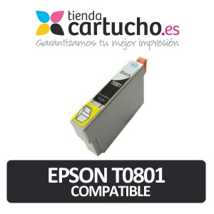 CARTUCHO COMPATIBLE EPSON T0801 PARA LA IMPRESORA Epson Stylus Photo PX 800 FW