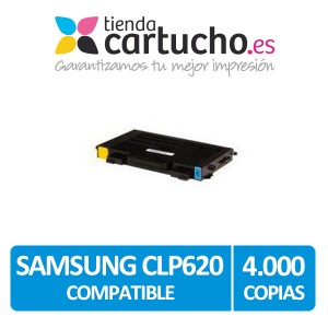 Toner CYAN SAMSUNG CLP620 compatible, sustituye al toner original CLT-C5082L PERTENENCIENTE A LA REFERENCIA Toner Samsung CLT-508