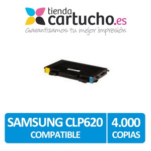 Toner CYAN SAMSUNG CLP620 compatible, sustituye al toner original CLT-C5082L PERTENENCIENTE A LA REFERENCIA Toner Samsung CLT-508