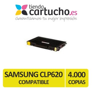 Toner AMARILLO SAMSUNG CLP620 compatible, sustituye al toner original CLT-Y5082L PERTENENCIENTE A LA REFERENCIA Toner Samsung CLT-508