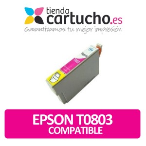 CARTUCHO COMPATIBLE EPSON T0803 PARA LA IMPRESORA Epson Stylus Photo PX 800 FW