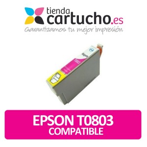 CARTUCHO COMPATIBLE EPSON T0803 PERTENENCIENTE A LA REFERENCIA Encre Epson T0801/2/3/4/5/6