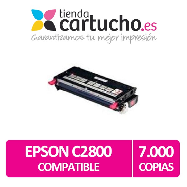 Toner MAGENTA EPSON C2800 compatible, remplacer le toner original EPSON C13S051163 Toner MAGENTA EPSON C2800 compatible, remplacer le toner original EPSON C13S051163