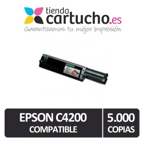Toner NEGRO EPSON C4200 compatible, sustituye al toner original EPSON C13S050245 PERTENENCIENTE A LA REFERENCIA Toner Epson C4200