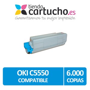 Toner CYAN OKI C5500 compatible PERTENENCIENTE A LA REFERENCIA OKI C5550