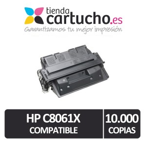 Toner HP C8061X compatible, sustituye al toner original HP 61X PARA LA IMPRESORA Toner HP LaserJet 4100n