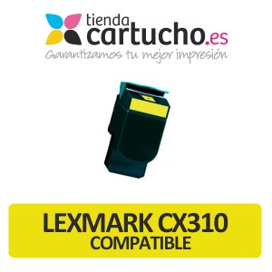 Toner Lexmark CX310 / CX410 / CX510 Negro PERTENENCIENTE A LA REFERENCIA Cartouches Lexmark CX310 / CX410 / CX510