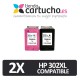 HP 302XL Negro Remanufacturado Premium