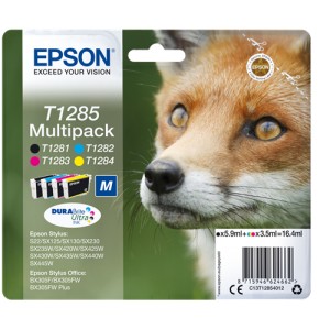 CARTUCHO ORIGINAL EPSON T1281 NEGRO PARA LA IMPRESORA Cartouches d'encre Epson Stylus SX445W