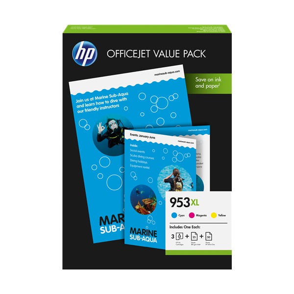Hp 953xl Multipack (cyan, magenta y jaune) Original Hp 953xl Multipack (cyan, magenta y jaune) Original
