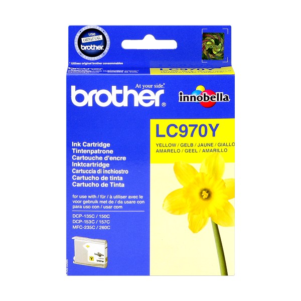 Brother LC970 Jaune Original Brother LC970 Jaune Original