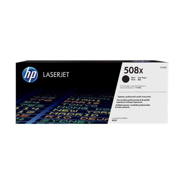 Toner Original HP CF360X / 508X Noir Toner Original HP CF360X / 508X Noir