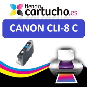 CARTUCHO COMPATIBLE CANON CLI-8 CYAN PARA LA IMPRESORA Cartouches d'encre Canon Pixma MP500