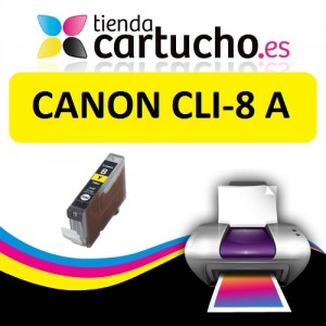 CARTUCHO COMPATIBLE CANON CLI-8 AMARILLO PERTENENCIENTE A LA REFERENCIA Canon PGI5 / CLI8