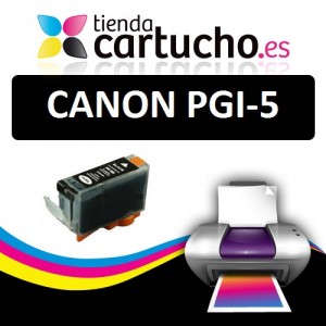 CARTUCHO COMPATIBLE CANON PGI-8 NEGRO PARA LA IMPRESORA Cartouches d'encre Canon Pixma IP5200 R