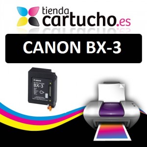 CARTUCHO COMPATIBLE CANON BX3 NEGRO PERTENENCIENTE A LA REFERENCIA Canon BX3