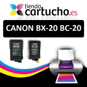 CARTUCHO COMPATIBLE CANON BX 20 - BC20 NEGRO PARA LA IMPRESORA Canon Fax B 160