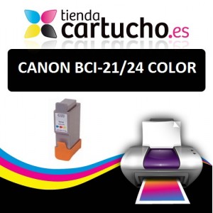 CARTUCHO COMPATIBLE CANON BCI-21/24 COLOR PARA LA IMPRESORA Cartouches d'encre Canon BJC-4300