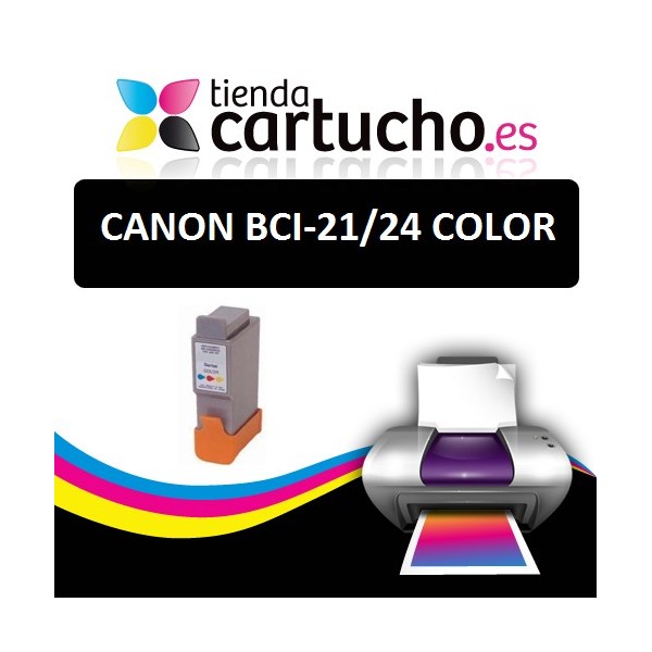 CARTOUCHE COMPATIBLE CANON BCI-21/24 TRICOLORE CARTOUCHE COMPATIBLE CANON BCI-21/24 TRICOLORE