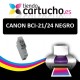 CARTUCHO COMPATIBLE CANON BCI-21/24 NEGRO