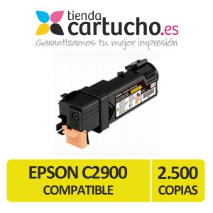 Toner AMARILLO EPSON C2900 compatible PARA LA IMPRESORA Canon Fax L 800