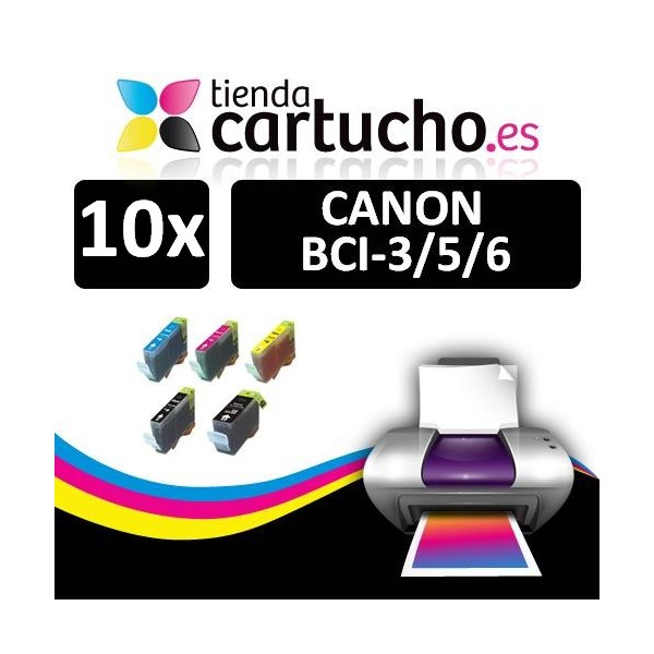 PACK 10 CANON BCI-3/5/6 PACK 10 CANON BCI-3/5/6