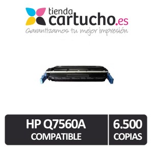Toner Negro compatible HP Q7560, sustituye al toner original Q7560 PARA LA IMPRESORA Toner HP Color LaserJet 3000