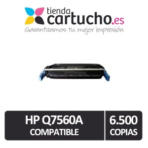 Toner Negro compatible HP Q7560, sustituye al toner original Q7560 PARA LA IMPRESORA Toner HP Color LaserJet 3000N