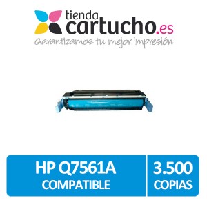 Toner Cyan compatible HP Q7561, sustituye al toner original Q7561 PARA LA IMPRESORA Toner HP Color Laserjet 2700N