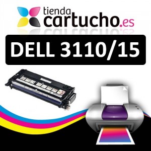 Toner NEGRO DELL 3110CN/3115CN compatible PERTENENCIENTE A LA REFERENCIA Cartouches DELL 3110/3115