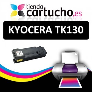 Toner KYOCERA TK 130 compatible, sustituye al toner original KYOCERA TK 130 PARA LA IMPRESORA Toner Kyocera FS-1300DN