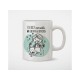 LOVE&CHILD Taza cerámica 300cl. ''en boca cerrada no entran moscas''