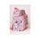 LOVE&CHILD Mochila poliéster rosa con cintas para trolley