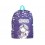 LOVE&CHILD Mochila poliéster morada con cintas para trolley