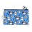 LOVE&CHILD Estuche plano azul en poliéster