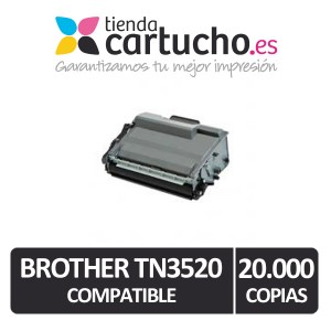 Toner Brother TN3520 Compatible PERTENENCIENTE A LA REFERENCIA Toner Brother TN-3520