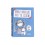 LOVE&CHILD Cuaderno azul 90 páginas 70g. Cuadrícula 4mm. A5 