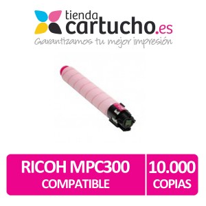 Toner Ricoh MP-C300 / 400 Compatible Magenta PARA LA IMPRESORA Cartouches Ricoh Aficio MPC400