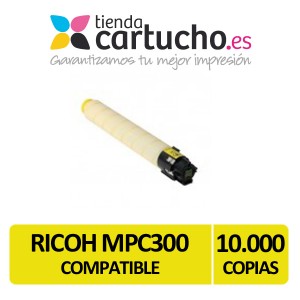 Toner Ricoh MP-C300 / 400 Compatible Amarillo PARA LA IMPRESORA Cartouches Ricoh Aficio MPC400