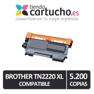 Toner Brother TN2220 XL Compatible 5.200 copias PARA LA IMPRESORA Brother FAX-2940