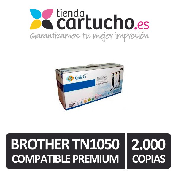 Toner Brother TN1050XL Compatible Premium grande capacité 2.000 copias Toner Brother TN1050XL Compatible Premium grande capacité 2.000 copias