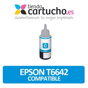EPSON T6642 CYAN BOTELLA DE TINTA GENERICA PARA LA IMPRESORA Encre Epson EcoTank L100
