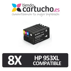 Pack 8 HP 953XL Compatible (Elija colores) PARA LA IMPRESORA HP OfficeJet Pro 7720 All-in-One