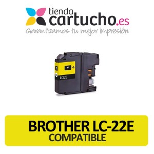Cartucho Amarillo Brother LC22E Compatible PARA LA IMPRESORA Cartouches d'encre Brother MFC-J5920DW