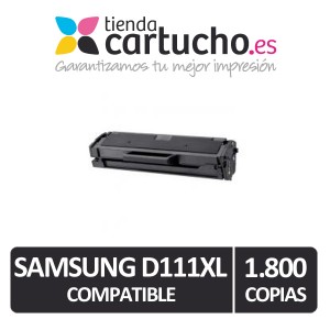 Toner Samsung D111XL Compatible 1.800 copias PERTENENCIENTE A LA REFERENCIA Toner Samsung MLT-D111S