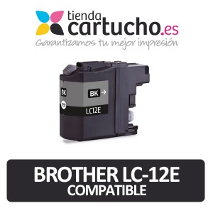 Cartucho Negro Brother LC-12E Compatible PERTENENCIENTE A LA REFERENCIA Encre Brother LC-12E