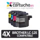 Cartucho Negro Brother LC-12E Compatible