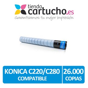 Toner Konica Minolta C220 Cyan Compatible PERTENENCIENTE A LA REFERENCIA Cartouches Konica Minolta C220 / C280