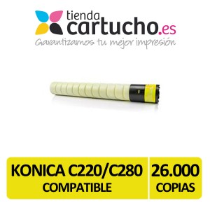 Toner Konica Minolta C220 Amarillo Compatible PERTENENCIENTE A LA REFERENCIA Cartouches Konica Minolta C220 / C280