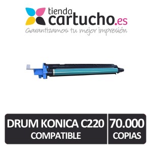 Tambor Konica Minolta C220 Negro compatible PERTENENCIENTE A LA REFERENCIA Cartouches Konica Minolta C220 / C280